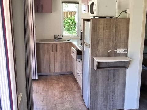 MOBILHOME 4 personnes - Mobil home Premium face à l' étang 1/4 pers