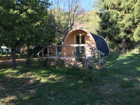 TENTE TOILE ET BOIS 3 personnes - Cabane en bois MégaPod