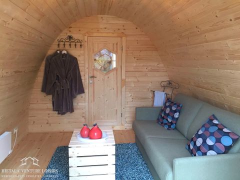 TENTE TOILE ET BOIS 3 personnes - Cabane en bois MégaPod