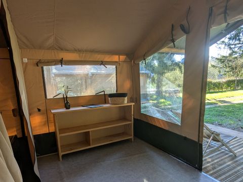 BUNGALOW TOILÉ 4 personnes - Tente Safari