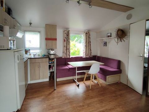 MOBILHOME 4 personnes - Mobil Home Aqua 2 chambres 4 personnes Terrasse Semi-Couverte