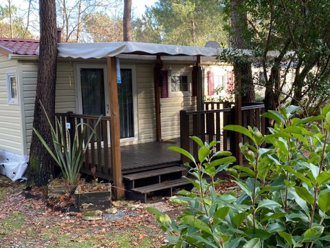 MOBILHOME 4 personnes - Mobil Home Aqua 2 chambres 4 personnes Terrasse Semi-Couverte