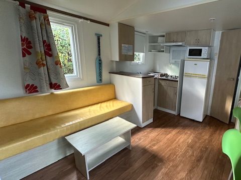 MOBILHOME 4 personnes - Aqua 2 chambres 4 personnes Terrasse Semi-Couverte (par voile d'ombrage) TV