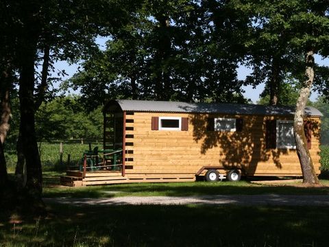 Hébergement 4 personnes - Roulotte Standard 20m² (1 chambre) sans sanitaires