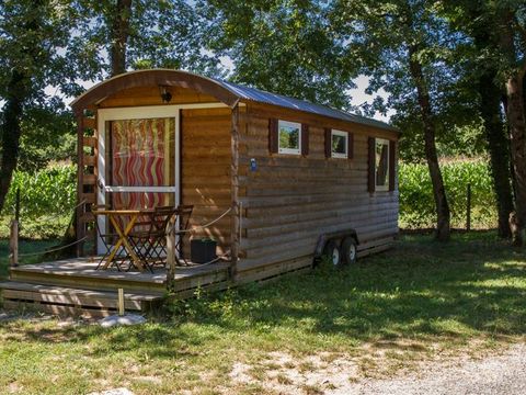 Hébergement 4 personnes - Roulotte Standard 20m² (1 chambre) sans sanitaires