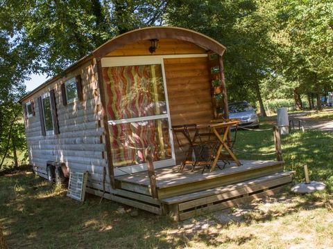 Hébergement 4 personnes - Roulotte Standard 20m² (1 chambre) sans sanitaires