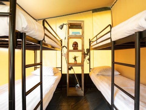 TENTE TOILE ET BOIS 6 personnes - Tente glamping Verney