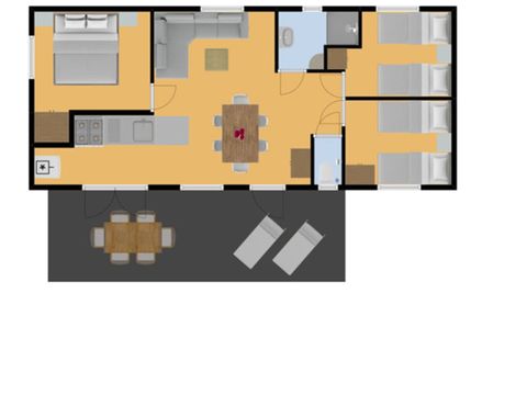 MOBILHOME 6 personnes - Fourchu