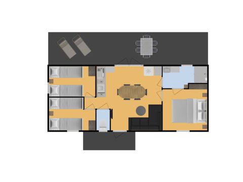 MOBILHOME 6 personnes - Laffrey Côté Jardin