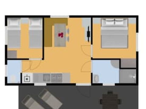 MOBILHOME 4 personnes - Besson