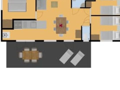 MOBILHOME 6 personnes - Fourchu