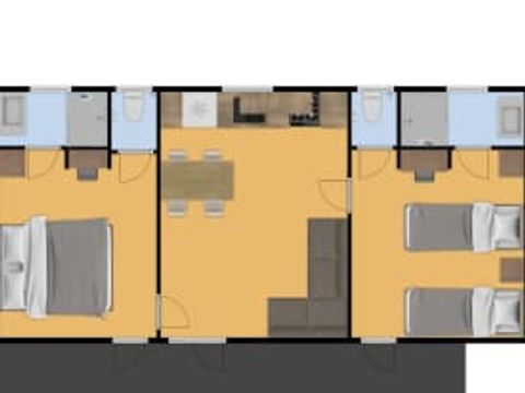 MOBILHOME 4 personnes - Buissonnière