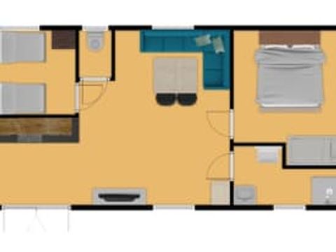 CHALET 4 personnes - Carrelet