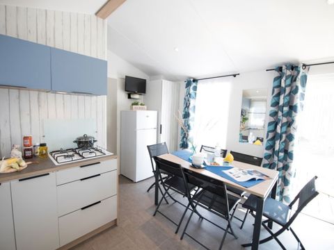 Mobilhome 6 personnes - Confort+ - 3 chambres - 2 salles de bain 36m²