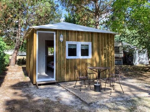 Hébergement 4 personnes - Cabane 2 chambres 16m² - sans sanitaires