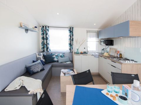 Mobilhome 6 personnes - Confort+ - 3 chambres - 2 salles de bain 36m²
