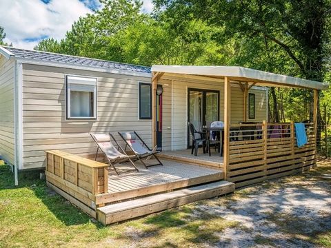 MOBILHOME 6 personnes - Mobil Home 2 ch 4/6 pl Terrasse semi-couverte sans Clim TV