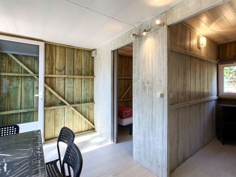 Hébergement 4 personnes - Cabane bois 2 chambres 16m² - sans sanitaires