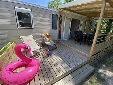 Mobilhome 6 personnes - Confort+ - 3 chambres - 2 salles de bain