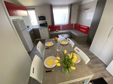 Mobilhome 6 personnes - Confort+ - 3 chambres - 2 salles de bain