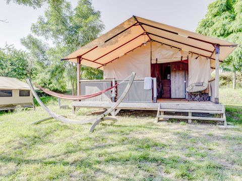 TENTE TOILE ET BOIS 5 personnes - Tente LODGE VICTORIA