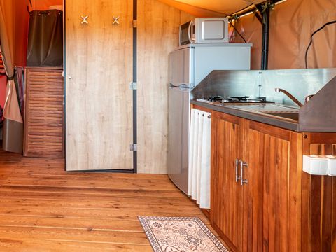 TENTE TOILE ET BOIS 5 personnes - Tente LODGE VICTORIA