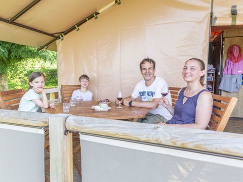 TENTE TOILE ET BOIS 5 personnes - Tente LODGE VICTORIA