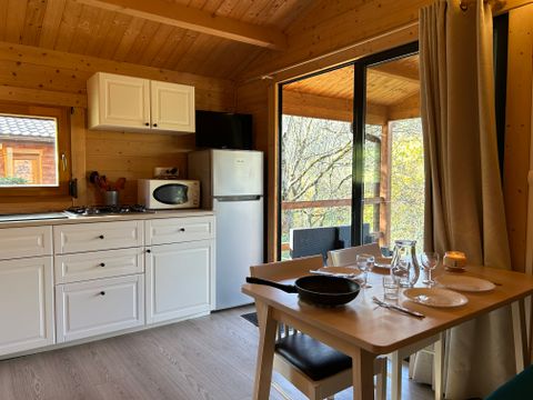 CHALET 4 personnes - PRIVILEGE GREEN Cottage tout en bois - 2 chambres