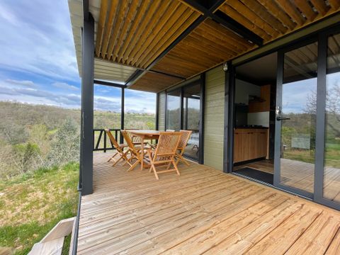 CHALET 6 personnes - Chalet Privilège Grand Panoramic - 3 chambres- 33m2, terrasse couverte de 14m2