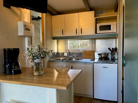 CHALET 5 personnes - Chalet Confort Acacia 2 chambres TV proche piscine