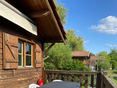 HÉBERGEMENT INSOLITE 4 personnes - Chalet sur pilotis Confort 2 chambres 30m² - TV - NEW  AVEC CLIMATISATION