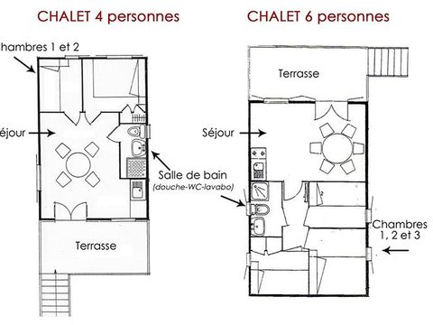 HÉBERGEMENT INSOLITE 6 personnes - Chalet sur pilotis - 3 chambres
