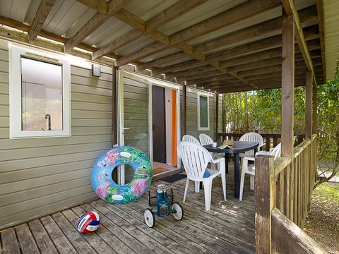 MOBILHOME 6 personnes - Privilège 3 chambres - climatisation - TV - 32m²  - NEW !