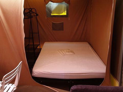 TENTE 4 personnes - Tente Lodge Nature Standard 25m² (2 chambres) - sans sanitaires + Terrasse