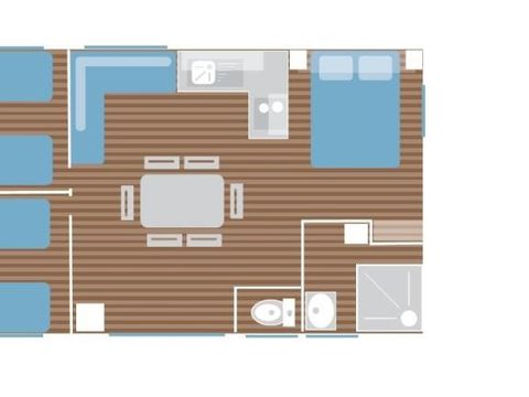 Mobilhome 6 personnes - TAMARIS