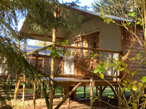 Tente en toile et en bois 5 personnes - Lodge - Insolite 5* 5 pers