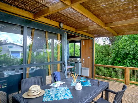 MOBILHOME 5 personnes - COTTAGE MOREA CONFORT