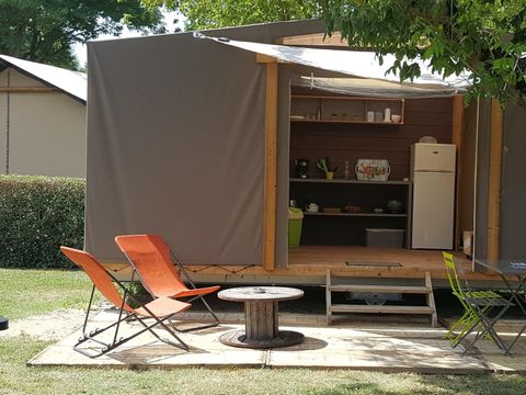 BUNGALOW TOILÉ 4 personnes - Bungalow Maori Confort 17m² 2 chambres - (sans sanitaires- sans eau) 2/4 pers