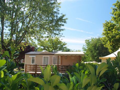 MOBILHOME 6 personnes - Mobil-home Confort 29m² 3 chambres + terrasse couverte - sans tv - sans clim 6 pers