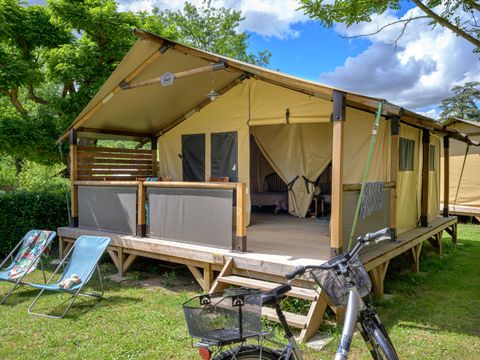 TENTE TOILE ET BOIS 5 personnes - Lodge Bali Confort 30m² (sans sanitaires) 1/5 pers