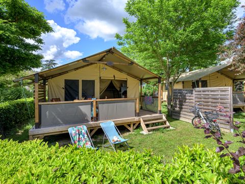 TENTE TOILE ET BOIS 5 personnes - Lodge Bali Confort 30m² (sans sanitaires) 1/5 pers