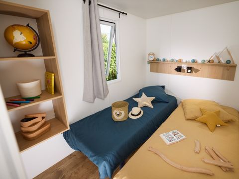 MOBILHOME 6 personnes - COTTAGE Premium 3ch   35m² 3 chambres + TV + Lave-vaisselle + climatisation + plancha + terrasse XL