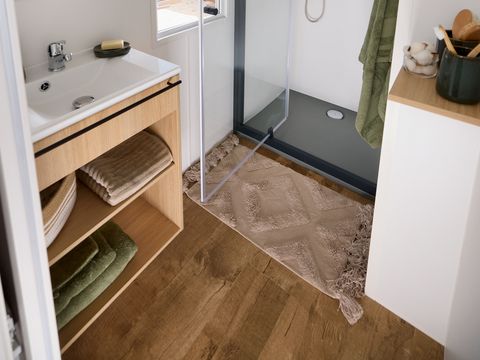 MOBILHOME 6 personnes - COTTAGE Premium 3ch   35m² 3 chambres + TV + Lave-vaisselle + climatisation + plancha + terrasse XL