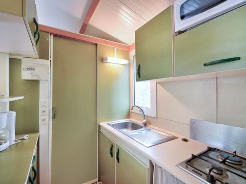 CHALET 5 personnes - Chalet Confort 25m² (2 chambres) + terrasse couverte 5 pers