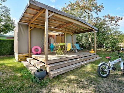 MOBILHOME 6 personnes -  Mobil home Confort 31m² (3 chambres) + terrasse couverte + TV 6 pers