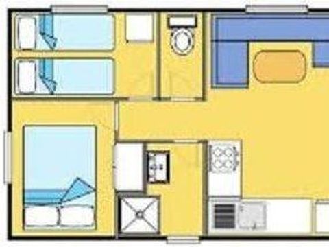 MOBILHOME 4 personnes - Mobilhome 4 places, 2 chambres