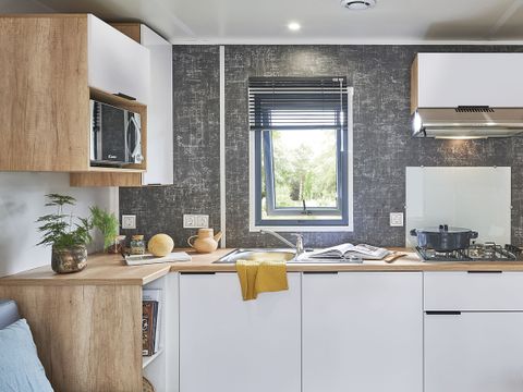 MOBILHOME 4 personnes - Olivier (2023), 2 chambres 2salles de bain, grand salon (tv), terrasse, wifi