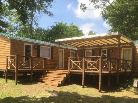 MOBILHOME 8 personnes - Family Premium 8 Personnes (2023) grande terrasse semi couverte + TV +lave vaisselle+WIFI