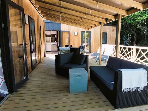 Mobilhome 8 personnes - Family Premium 8 Personnes (2023) grande terrasse semi couverte + TV +lave vaisselle+WIFI