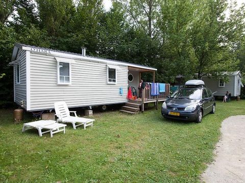 MOBILHOME 4 personnes - Le Châtaignier 29m² (2 chambres) + terrasse intégrée + TV, free WIFI*